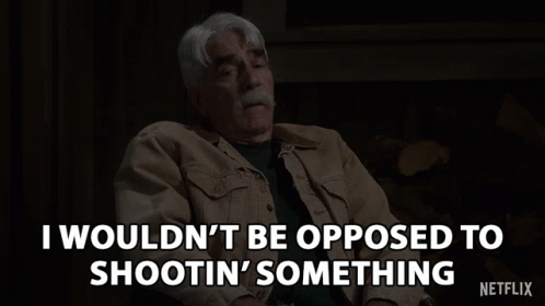 Man in Tan Jacket Says I Wouldn't Be Opposed to Shootin Something