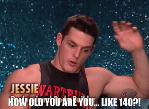Man in Tank Top Saying Jessie Wartman