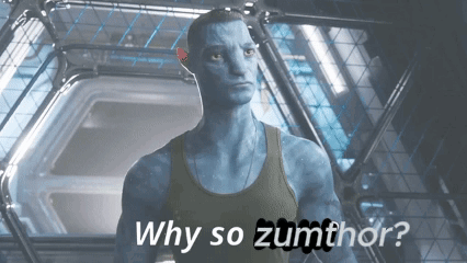Man in Tank Top Saying Why So Zumthor