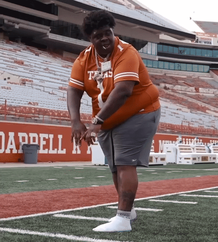 Man in Texas Jersey on Field