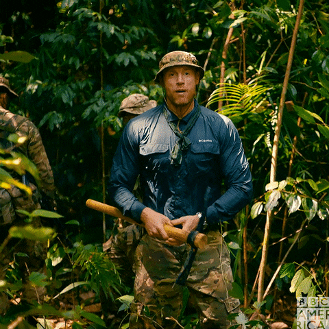 Man In The Jungle Chicken Dance GIF