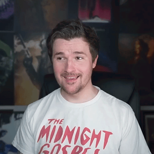 Man in The Midnight Gospel T-Shirt