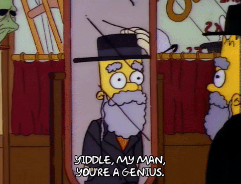 Man In The Mirror The Simpsons GIF
