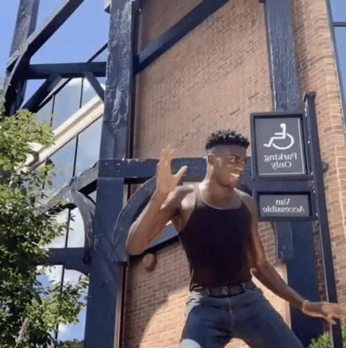 Man In The Street Dancing Meme GIF