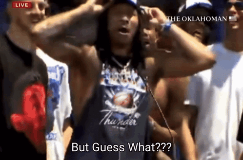 Man In Thunder Tank Top GIF
