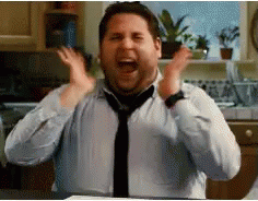 Man in Tie and Shirt Surprised