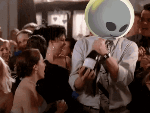Man In Tie Holding Microphone GIF