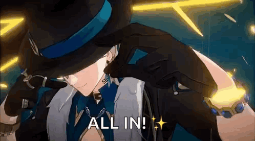Man In Top Hat And Gloves Says All In GIF