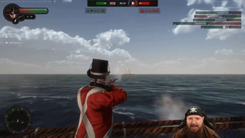 Man In Top Hat Holding Gun British Screen GIF