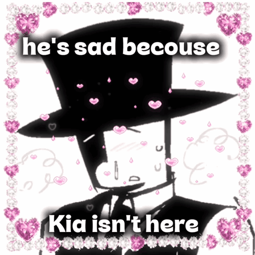 Man In Top Hat Sad Because Kia Isn't Here GIF