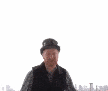 Man in Top Hat With Clock