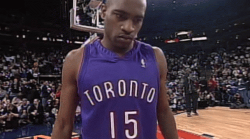 Man In Toronto 15 Jersey Before Crowd GIF