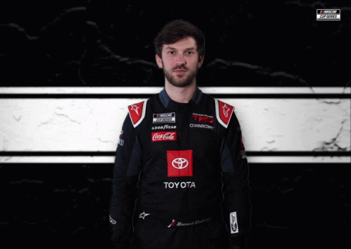 Man in Toyota Racing Suit in NASCAR