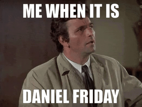 Man In Trench Coat And Tie Me When It Is Daniel Friday GIF