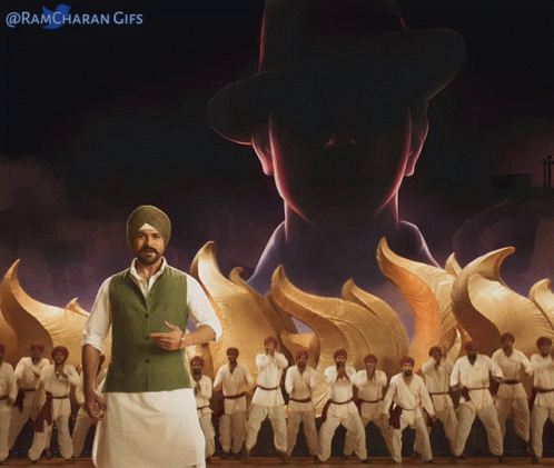 Man in Turban in Front of Men in White Pants