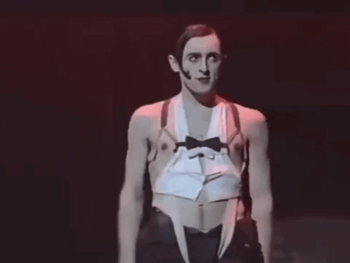 Man in Tuxedo and Bow Tie Dancing