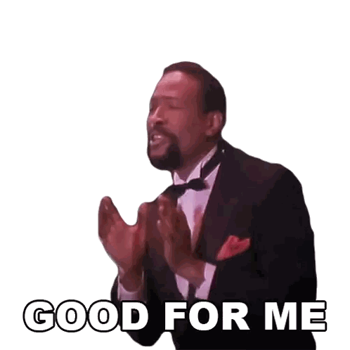 Man in Tuxedo Applauding Good For Me
