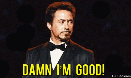 Man in Tuxedo Saying Damn I'm Good