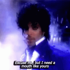 Man in Tuxedo Saying Excuse Me Need Mouth Like Yours