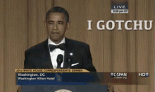 Man in Tuxedo Saying I Gotchu