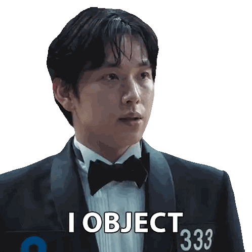 Man in Tuxedo Saying I Object