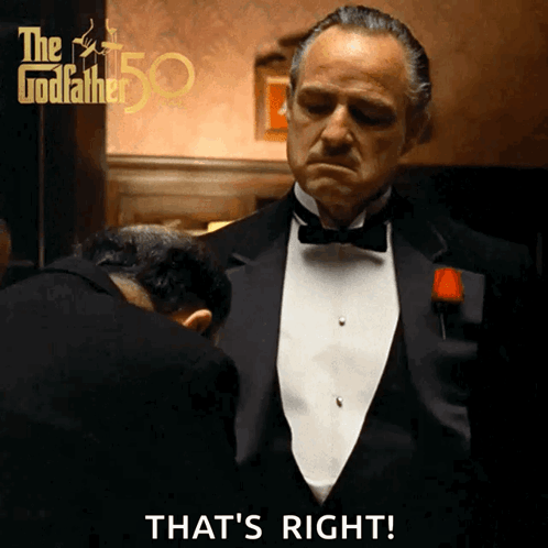 Man in Tuxedo Saying That's Right