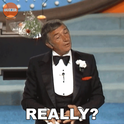 Man In Tuxedo Says Really GIF