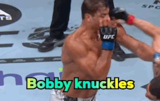 Man In UFC Glove Punches Another Man In Face GIF