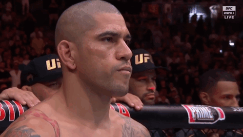 Man in UFC Hat in Crowd