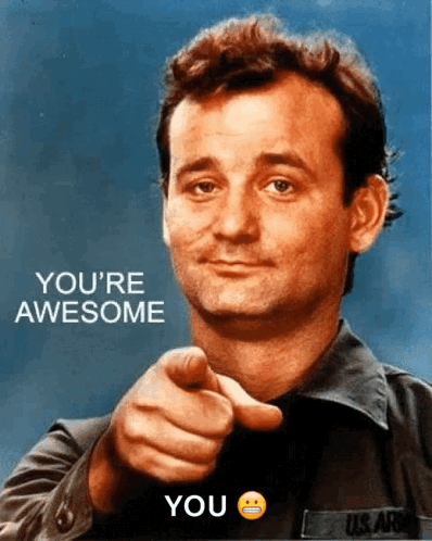 Man In US Army Uniform Pointing Says Youre Awesome GIF