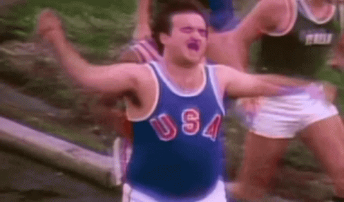 Man in USA Jersey in Crowd