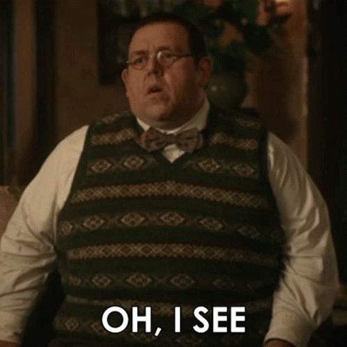 Man in Vest and Bow Tie Saying Oh I See