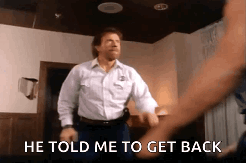 Man in Walker Texas Ranger Shirt Saying I Appreciate the Kindness