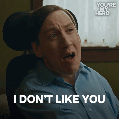 Man in Wheelchair Says I Don't Like You