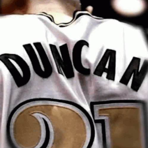 Man In White Duncan Jersey GIF