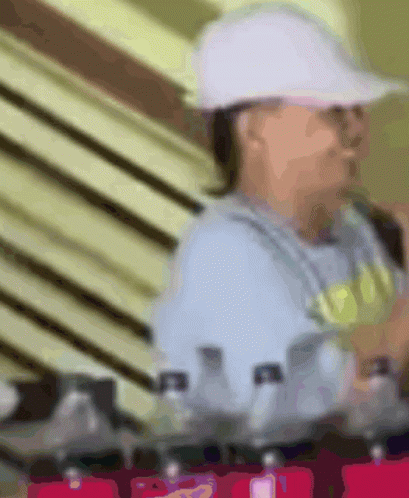 Man in White Hard Hat