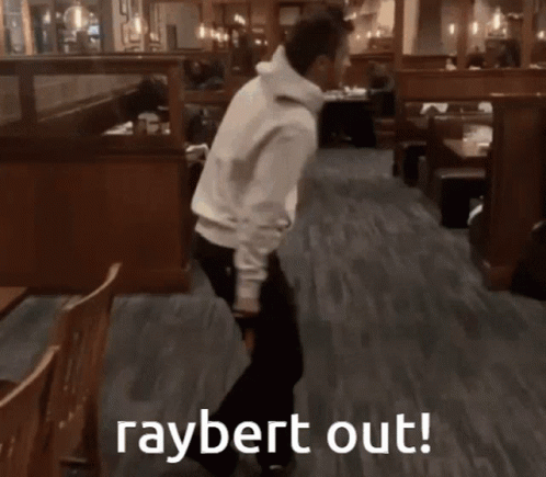 Man In White Hoodie Dancing Raybert Out GIF