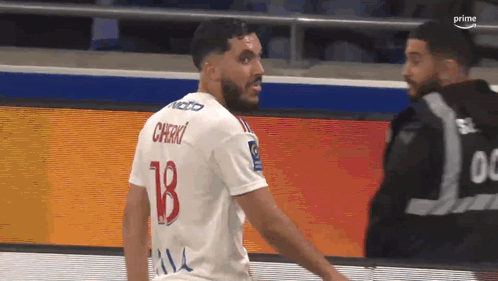 Man In White Jersey Number 18 GIF