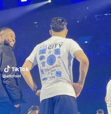 Man in White Manchester City Shirt
