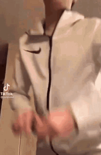 Man in White Nike Hoodie Dancing
