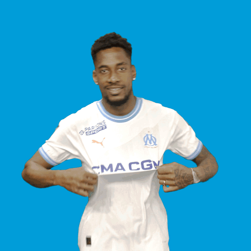 Man in White Parions Sport Shirt