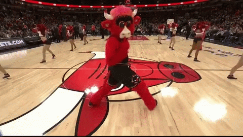 Man In White Shirt And Tie Dancing With Red Cup GIF