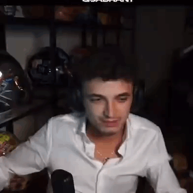 Man In White Shirt At Microphone GIF