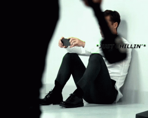 Man in White Shirt Chilling