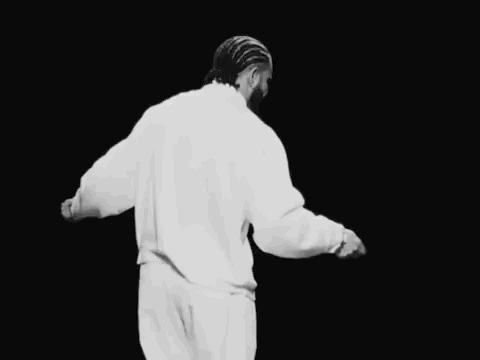 Man in White Shirt Dancing Black and White