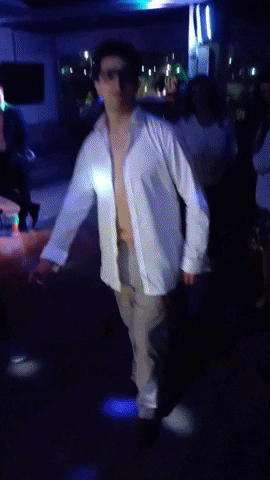 Man in White Shirt Dancing