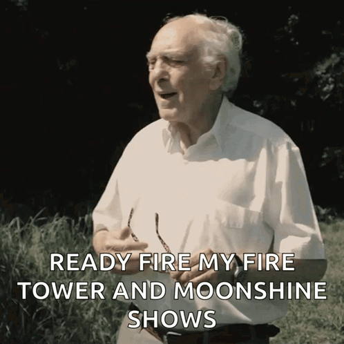 Man In White Shirt Holding Glasses GIF