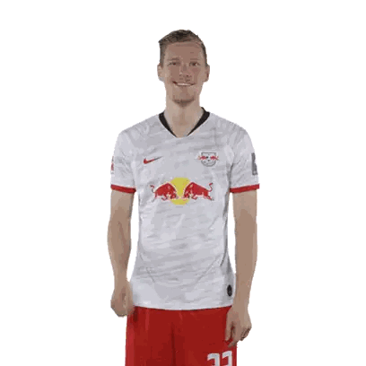 Man in White Shirt Red Bulls