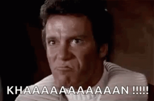 Man In White Shirt Saying Khaaa GIF