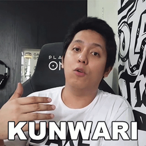 Man in White Shirt Saying Kunwari